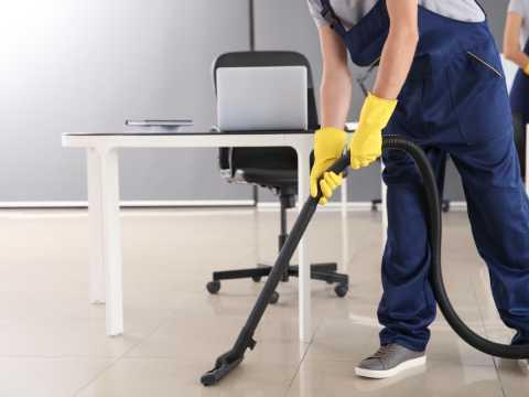 Commercial floor cleaning